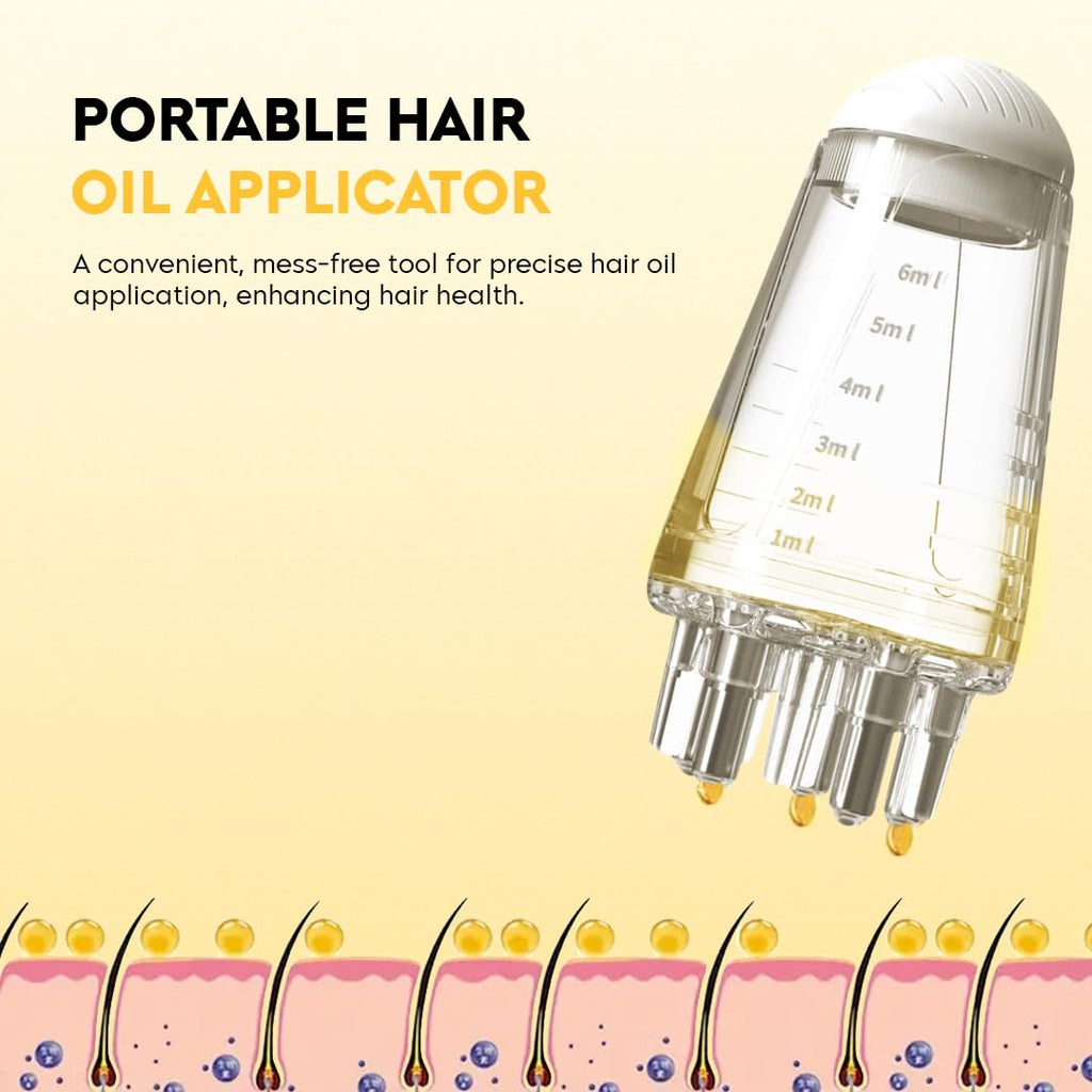 Oil Applicator | Scalp Hair Comb Oil Applicator | Portable Mini Hair Oil Applicator 6m