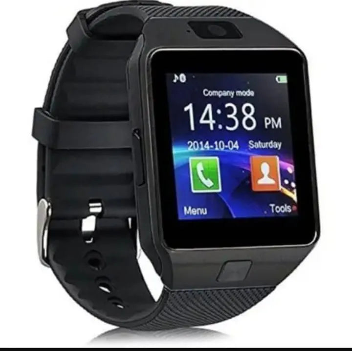 DZ09 Smart Watch 1.99" Bluetooth Calling Smartwatch – Heart Rate & Sleep Monitoring, IP67 Waterproof, Wireless Charging Smart Watch for Men & Women (Black)