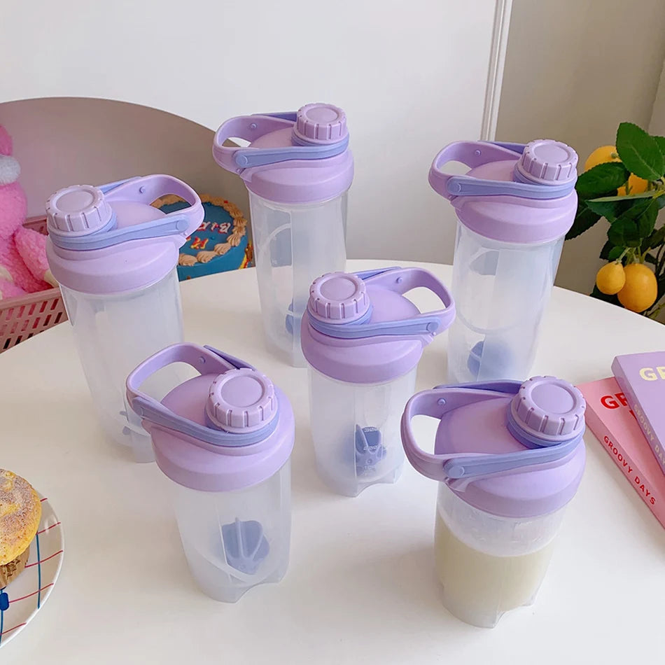 Sports Fitness Protein Shaker Bottle for boys and girls 700ML (random color)