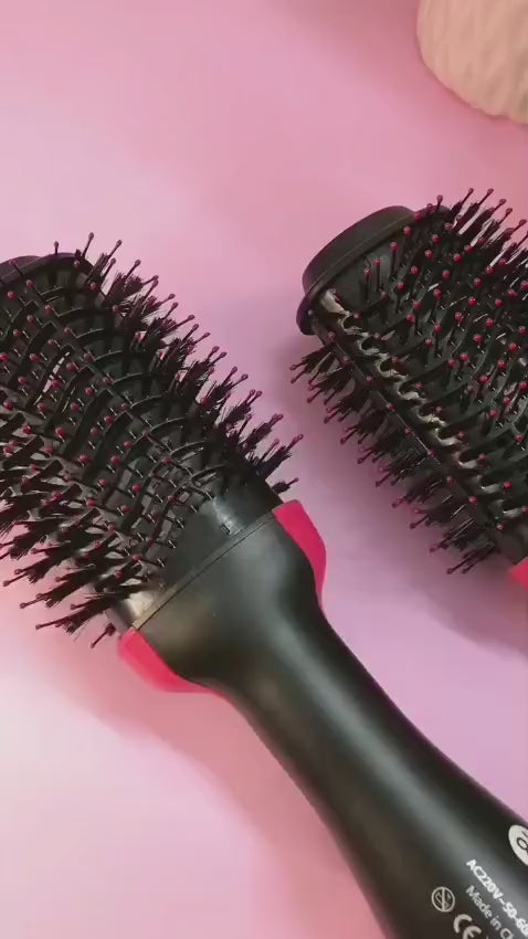 3 in 1 Hair Dryer Brush | One Step Volumizer & Styler | Dry, Straighten & Curl | Professional Hot Air Brush